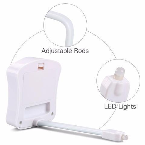 8-COLOR LED SENSORED TOILET POTLIGHT